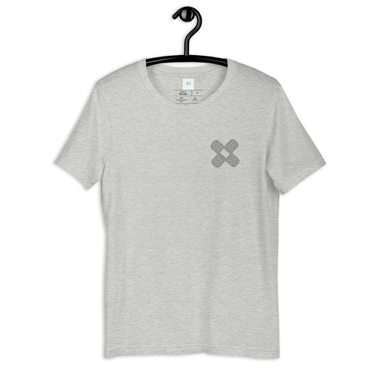 Soft Cotton T-Shirt with Band Aid Print