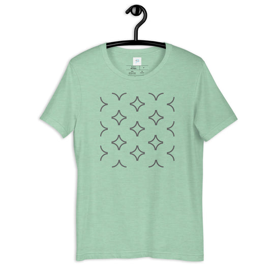 Soft Cotton T-Shirt with Geometric Print