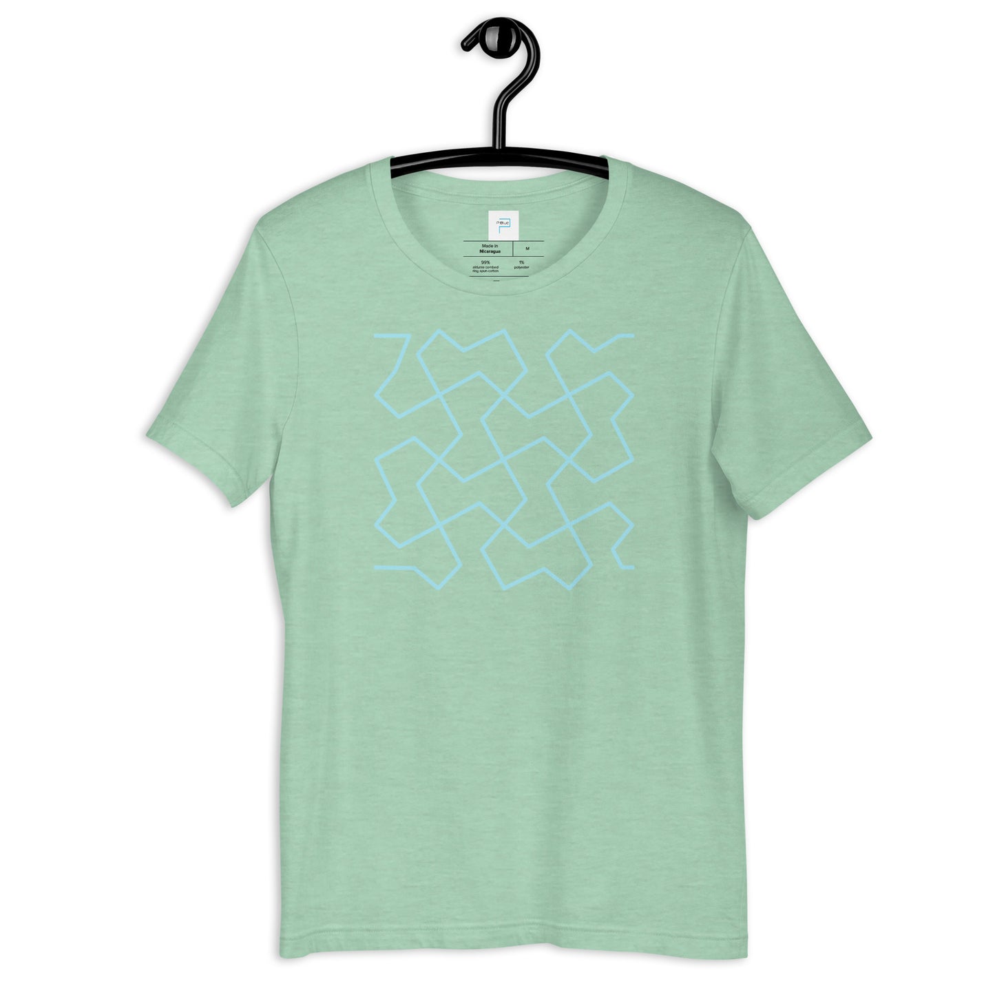 Soft Cotton T-Shirt with Geometric Print