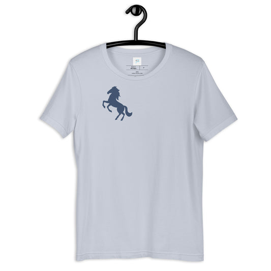 Soft Cotton T-Shirt with Horse Print