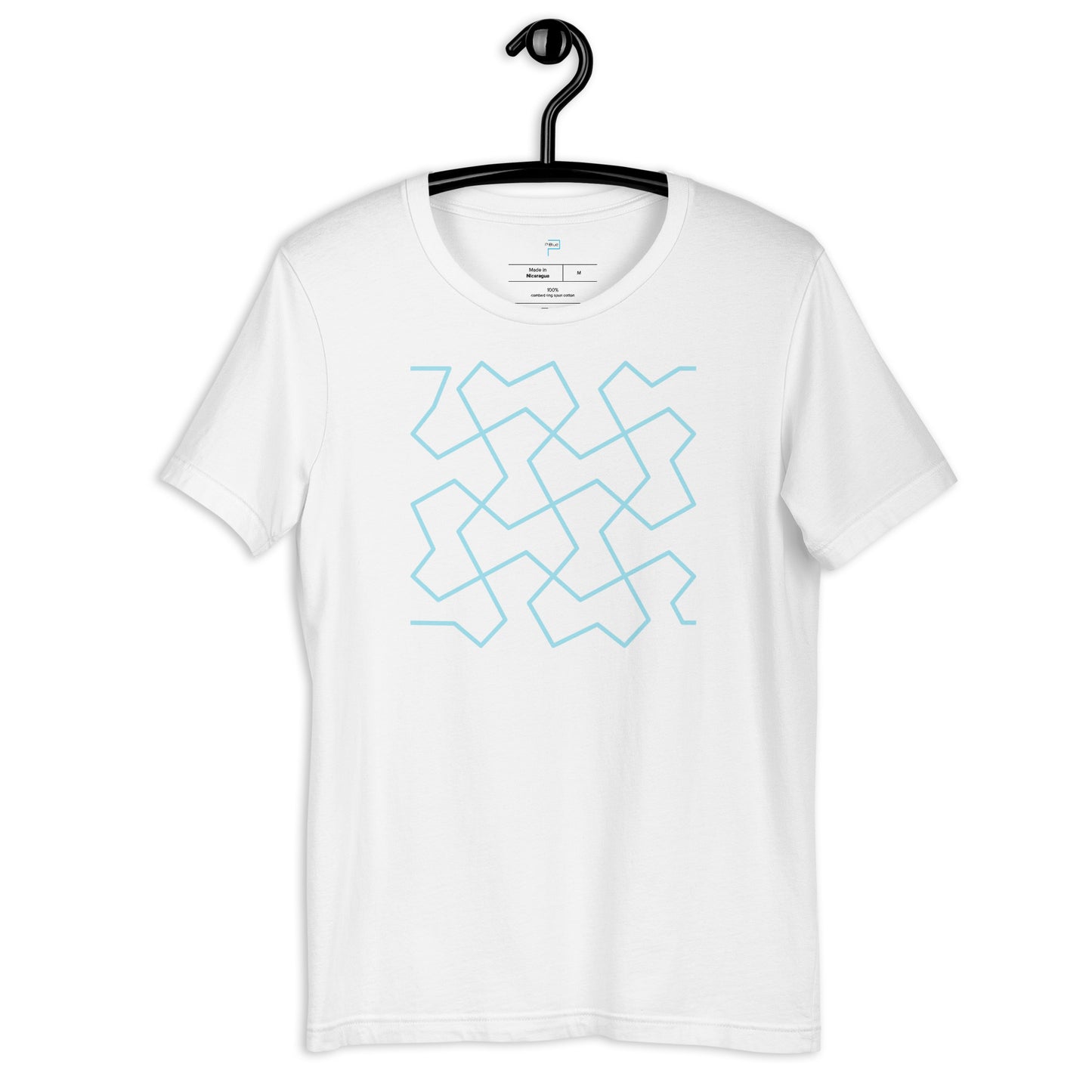 Soft Cotton T-Shirt with Geometric Print